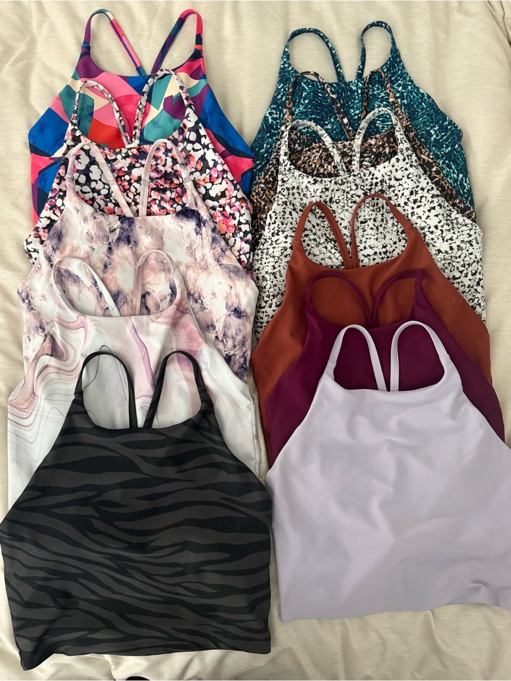 Assorted Women's Old Navy Powersoft Tank Tops - Multi Color Pack